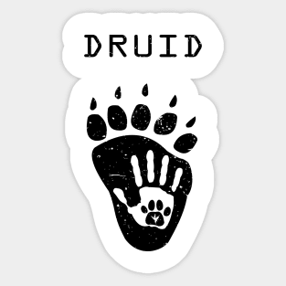 Druid - Dark on Light Sticker